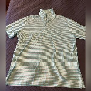 Vineyard wines cotton Men's Striped Polo Shirt
